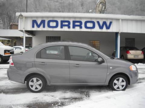 Medium Gray Chevrolet Aveo LS Sedan.  Click to enlarge.