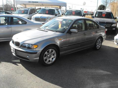 Silver Grey Metallic BMW 3 Series 325i Sedan.  Click to enlarge.