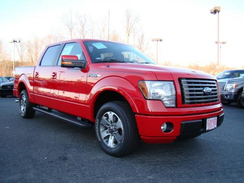 Vermillion Red Ford F150 FX2 SuperCrew.  Click to enlarge.