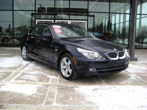 Monaco Blue Metallic BMW 5 Series 528xi Sedan.  Click to enlarge.