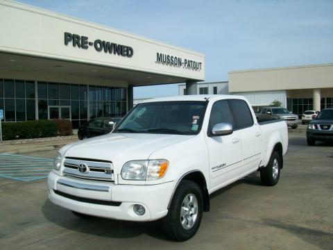 Natural White Toyota Tundra SR5 Double Cab.  Click to enlarge.