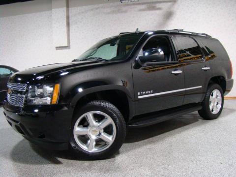 Black Chevrolet Tahoe LTZ 4x4.  Click to enlarge.