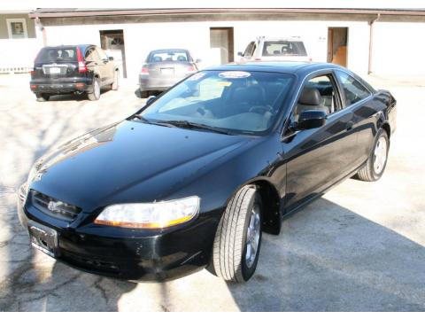 Nighthawk Black Pearl Honda Accord EX V6 Coupe.  Click to enlarge.
