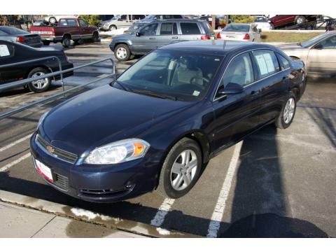 Imperial Blue Metallic Chevrolet Impala LS.  Click to enlarge.