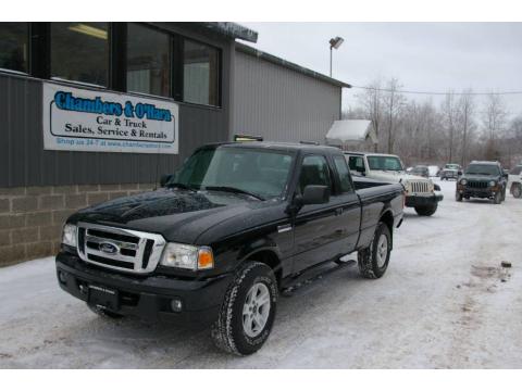 Black Ford Ranger XLT SuperCab 4x4.  Click to enlarge.