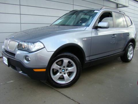 Silver Grey Metallic BMW X3 3.0si.  Click to enlarge.