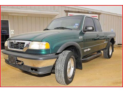 Medium Willow Green Metallic Mazda B-Series Truck B3000 SE Extended Cab.  Click to enlarge.