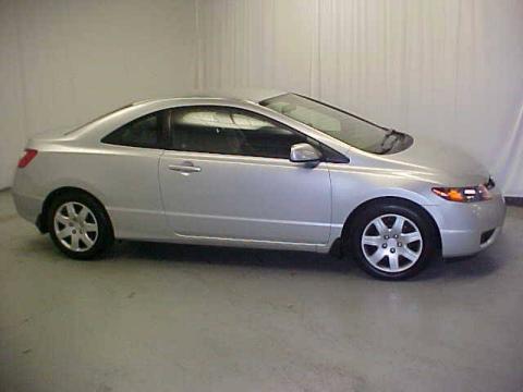 Alabaster Silver Metallic Honda Civic LX Coupe.  Click to enlarge.