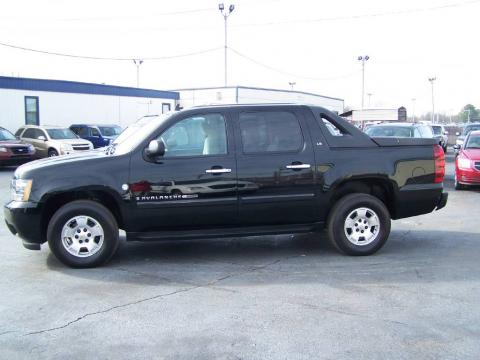 Black Chevrolet Avalanche LS.  Click to enlarge.