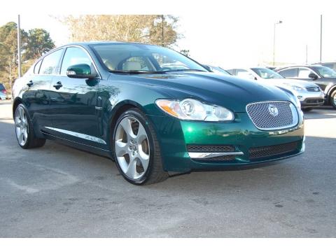 Emerald Fire Metallic Jaguar XF Supercharged.  Click to enlarge.