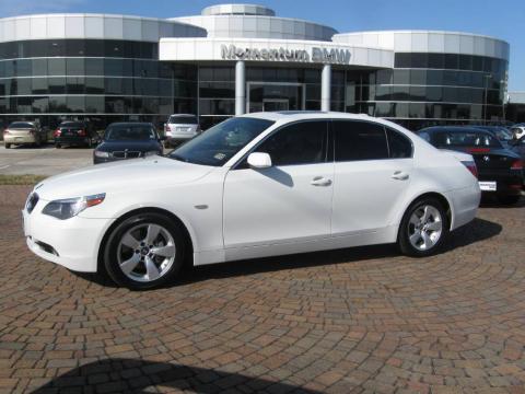 Alpine White BMW 5 Series 530i Sedan. Click to enlarge. Alpine White BMW 5 Series 530i Sedan. Click to enlarge.