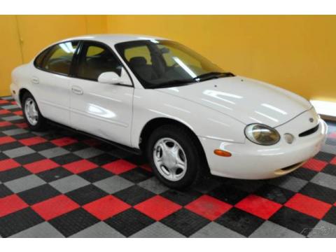 Ultra White Ford Taurus GL.  Click to enlarge.