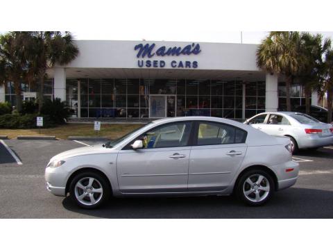 Sunlight Silver Mica Mazda MAZDA3 s Sedan.  Click to enlarge.