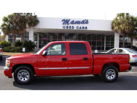 Fire Red GMC Sierra 1500 SL Crew Cab.  Click to enlarge.