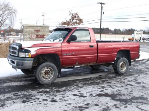 Red Metallic Dodge Ram 2500 SLT Regular Cab 4x4.  Click to enlarge.