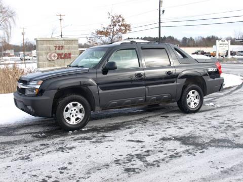 Black Chevrolet Avalanche 1500 Z71 4x4.  Click to enlarge.