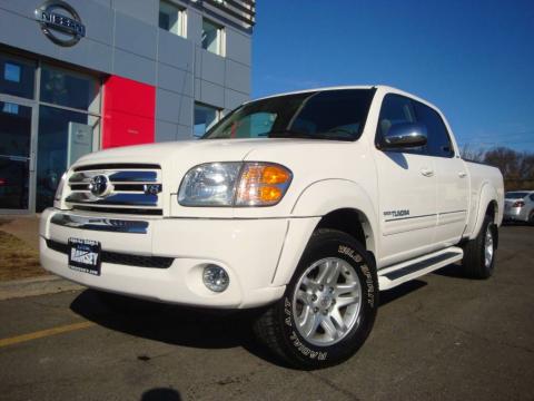 Natural White Toyota Tundra SR5 Double Cab 4x4.  Click to enlarge.