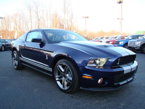 Kona Blue Metallic Ford Mustang Shelby GT500 Coupe.  Click to enlarge.