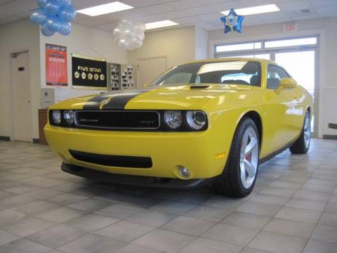 Detonator Yellow Dodge Challenger SRT8.  Click to enlarge.