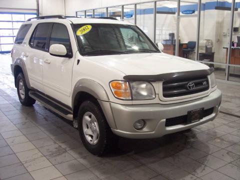Natural White Toyota Sequoia SR5 4WD.  Click to enlarge.