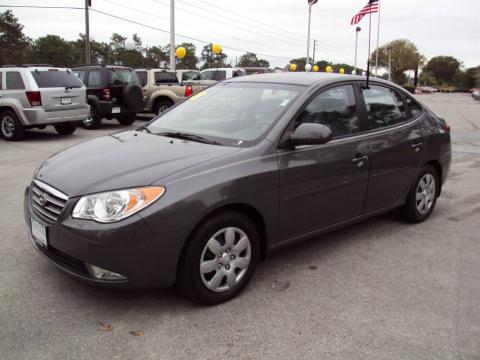Carbon Gray Metallic Hyundai Elantra GLS Sedan.  Click to enlarge.