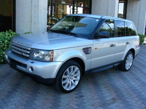 Zambezi Silver Metallic Land Rover Range Rover Sport Supercharged.  Click to enlarge.