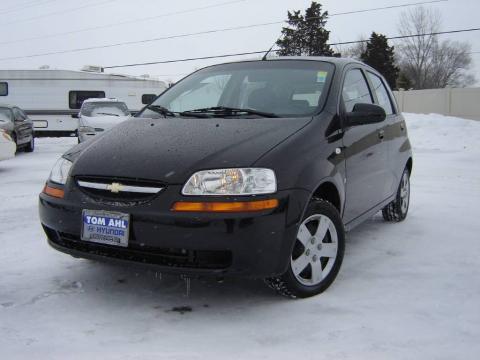 Black Chevrolet Aveo Aveo5 LS.  Click to enlarge.