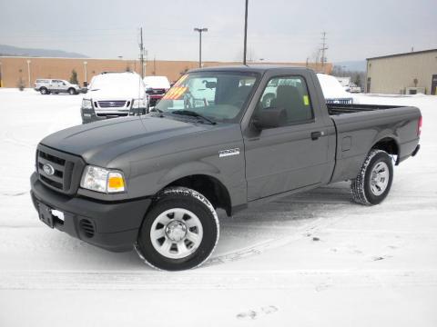 Dark Shadow Grey Metallic Ford Ranger XL Regular Cab.  Click to enlarge.