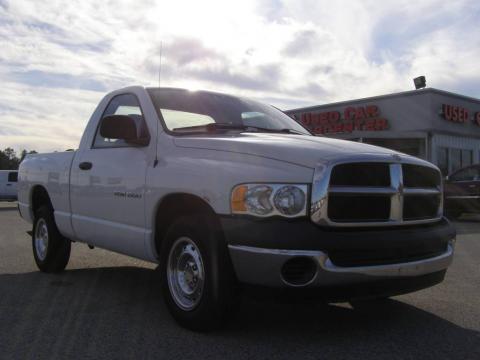 Bright White Dodge Ram 1500 ST Regular Cab.  Click to enlarge.