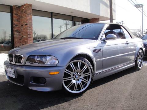 Silver Grey Metallic BMW M3 Convertible.  Click to enlarge.