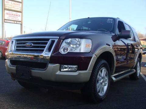 Dark Cherry Metallic Ford Explorer Eddie Bauer 4x4.  Click to enlarge.