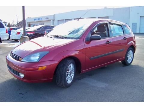 Sangria Red Metallic Ford Focus ZX5 Hatchback.  Click to enlarge.