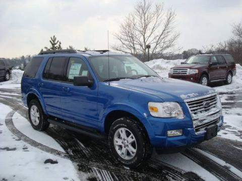 Blue Flame Metallic Ford Explorer XLT 4x4.  Click to enlarge.