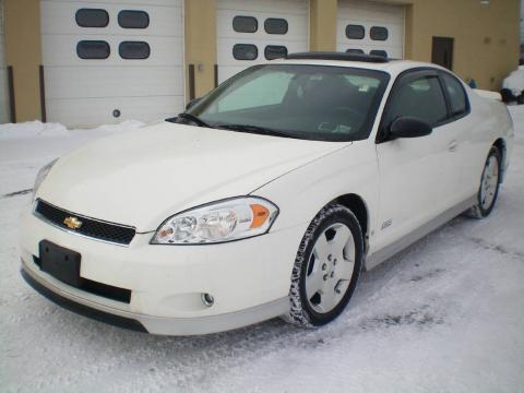 White Chevrolet Monte Carlo SS.  Click to enlarge.