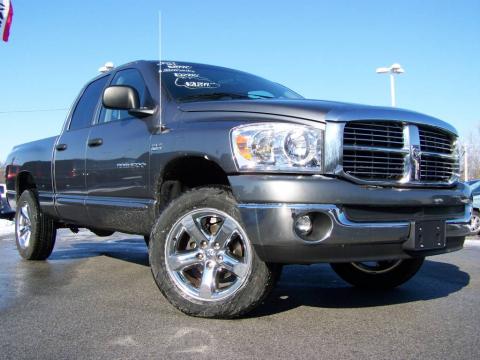 Mineral Gray Metallic Dodge Ram 1500 SLT Quad Cab 4x4.  Click to enlarge.