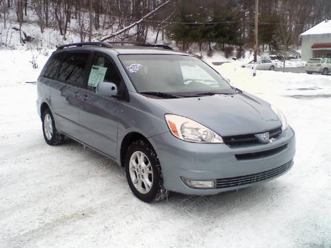 Blue Mirage Metallic Toyota Sienna XLE AWD.  Click to enlarge.