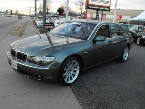 Titanium Grey Metallic BMW 7 Series 750Li Sedan.  Click to enlarge.