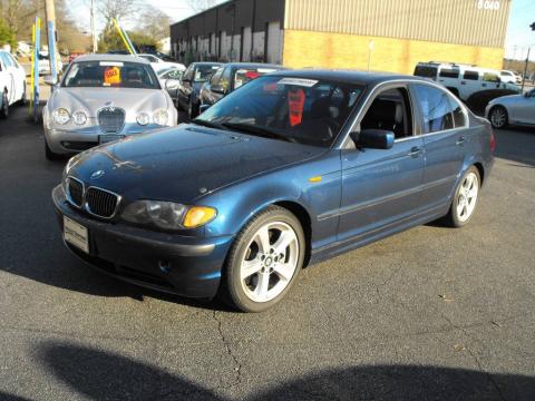 Mystic Blue Metallic BMW 3 Series 330i Sedan.  Click to enlarge.