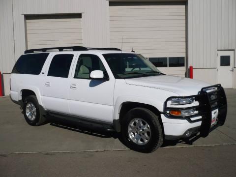 Summit White Chevrolet Suburban 1500 Z71 4x4.  Click to enlarge.