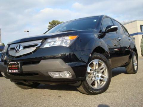Formal Black Pearl Acura MDX Technology.  Click to enlarge.