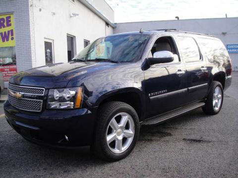 Black Chevrolet Suburban 1500 LTZ 4x4.  Click to enlarge.