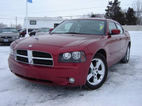 Inferno Red Crystal Pearl Dodge Charger R/T.  Click to enlarge.