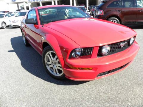 Torch Red Ford Mustang GT Deluxe Coupe.  Click to enlarge.