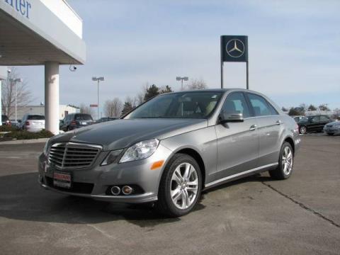Palladium Silver Metallic Mercedes-Benz E 350 Sedan.  Click to enlarge.