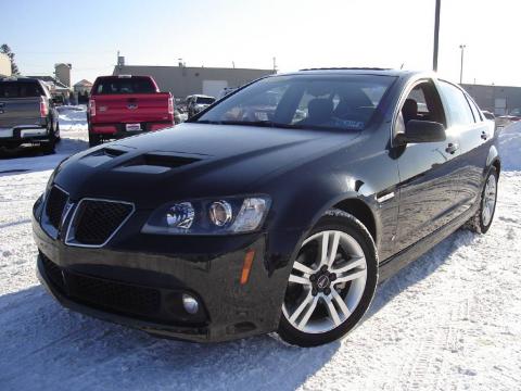 Panther Black Metallic Pontiac G8 .  Click to enlarge.