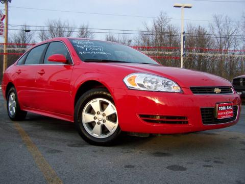 Victory Red Chevrolet Impala LT.  Click to enlarge.