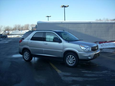 Platinum Metallic Buick Rendezvous CX.  Click to enlarge.