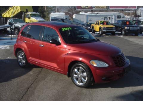 Inferno Red Pearl Chrysler PT Cruiser Limited.  Click to enlarge.