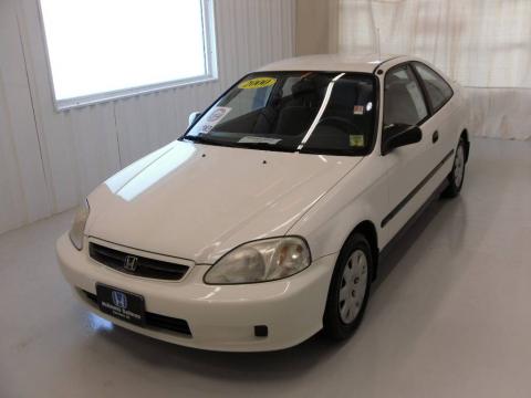 Taffeta White Honda Civic DX Coupe.  Click to enlarge.