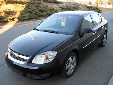 Black Chevrolet Cobalt LT Sedan.  Click to enlarge.